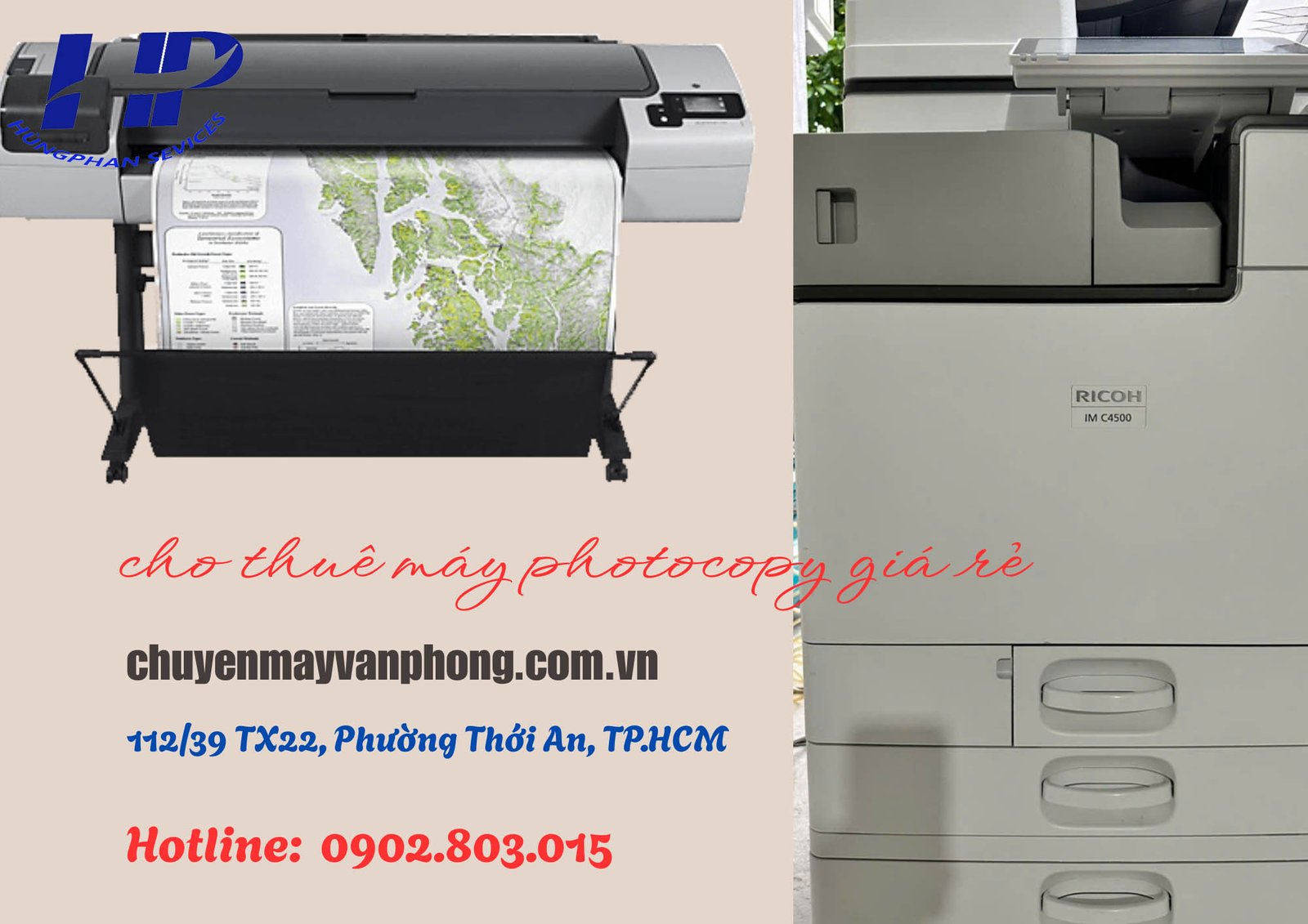 thuê máy photocopy màu Ricoh IMC4500