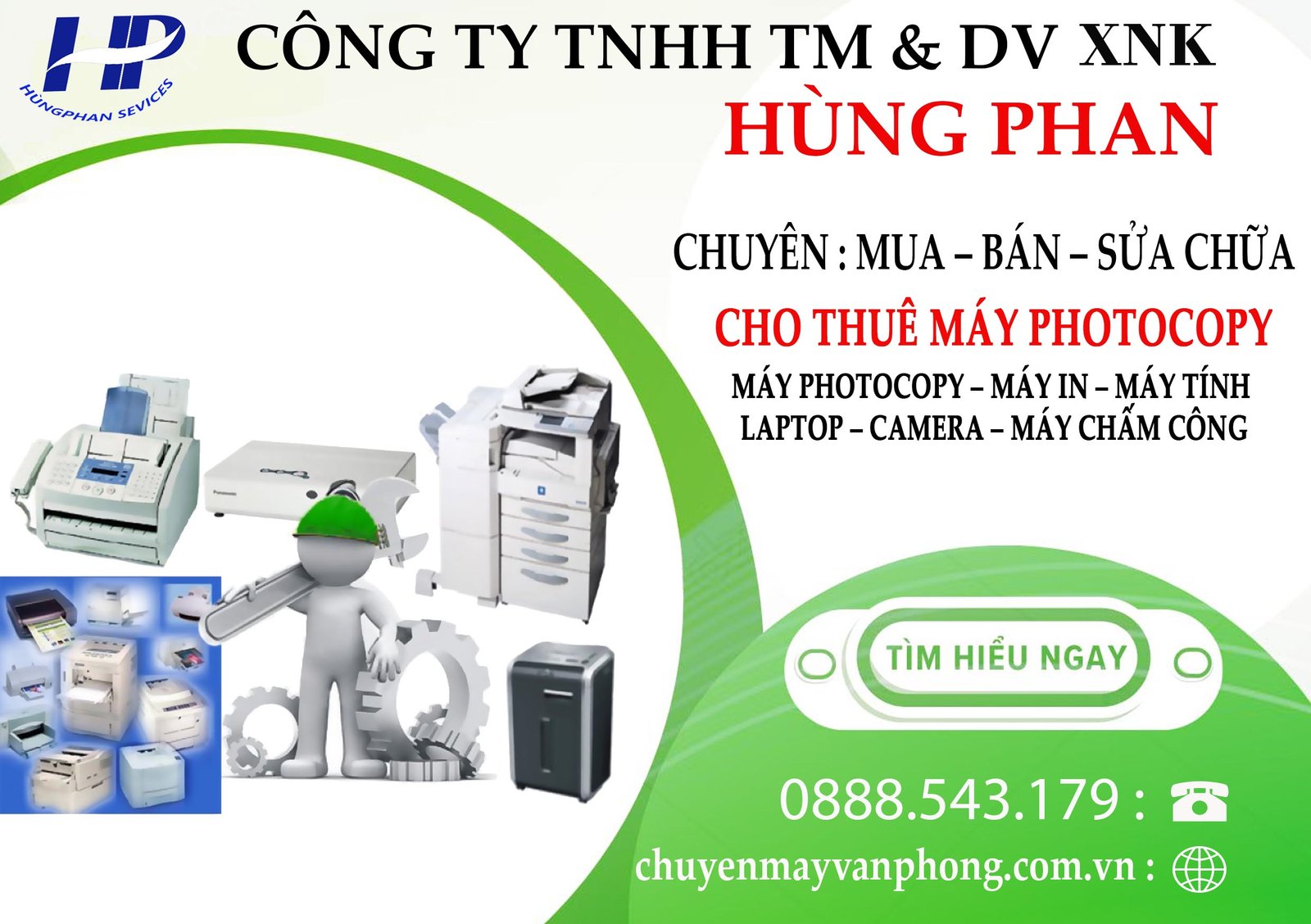 Thuê máy photocopy phường Tân Định
