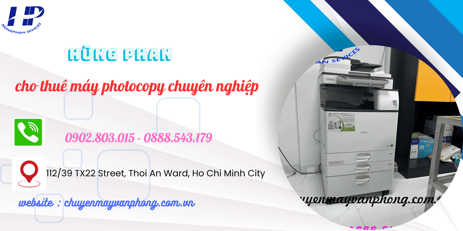 thuê máy photocopy phường Cầu Ông Lãnh
