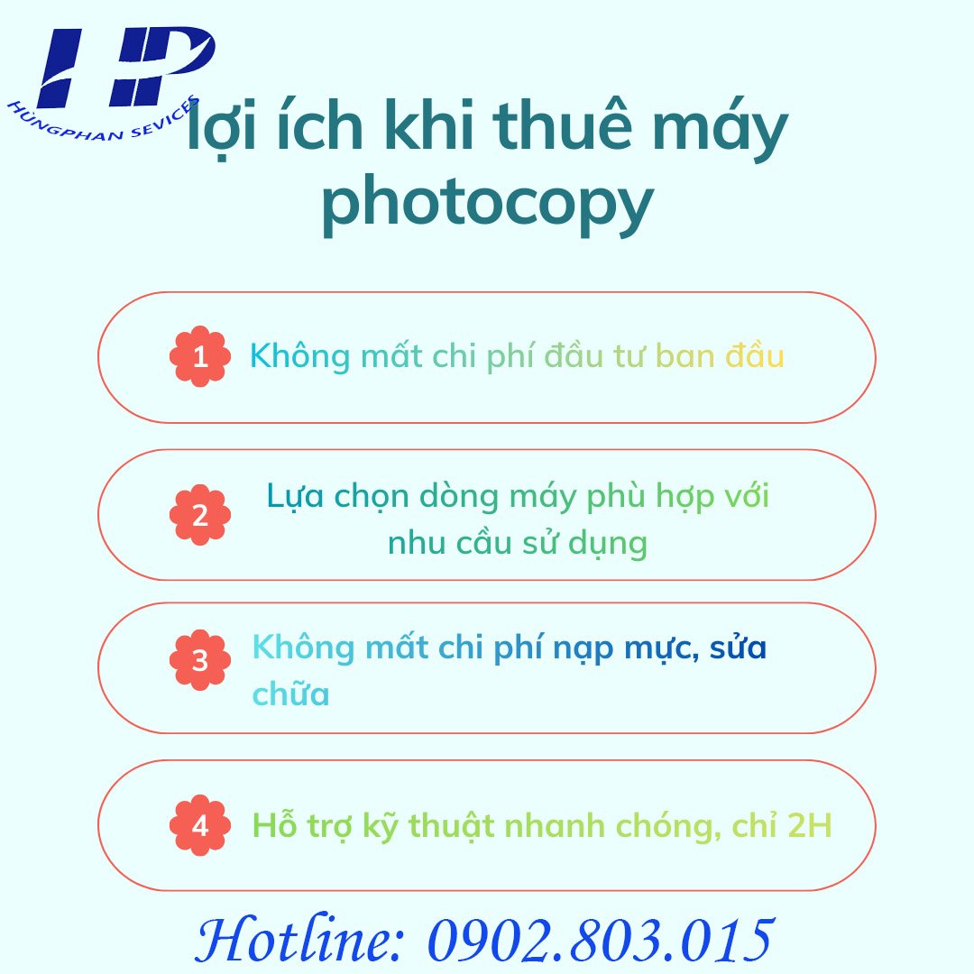 Thuê máy photocopy phường An nhơn