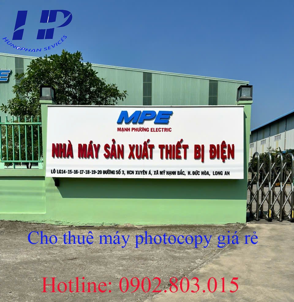 thuê máy photocopy phường Long Bình