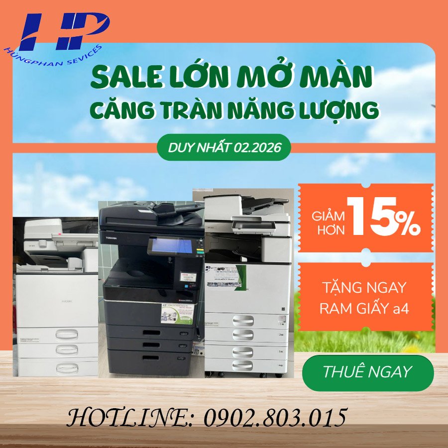 thuê máy photocopy phường tân sơn hoà