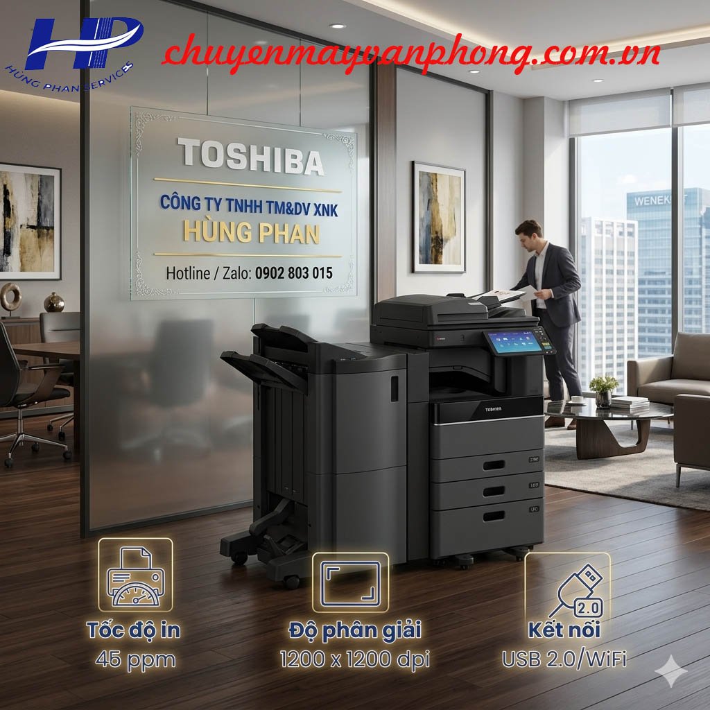 Cho thuê máy photocopy màu Toshiba 4515AC