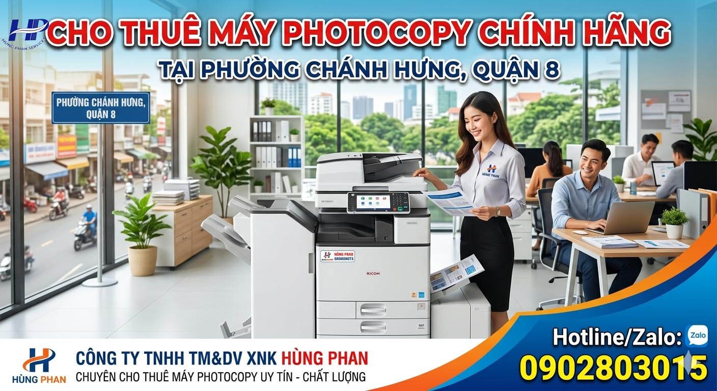 thuê máy photocopy Phường Chánh Hưng