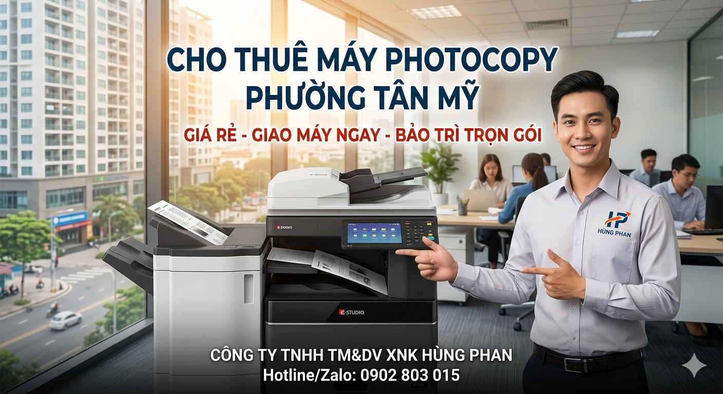 thuê máy photocopy phường Tân Mỹ