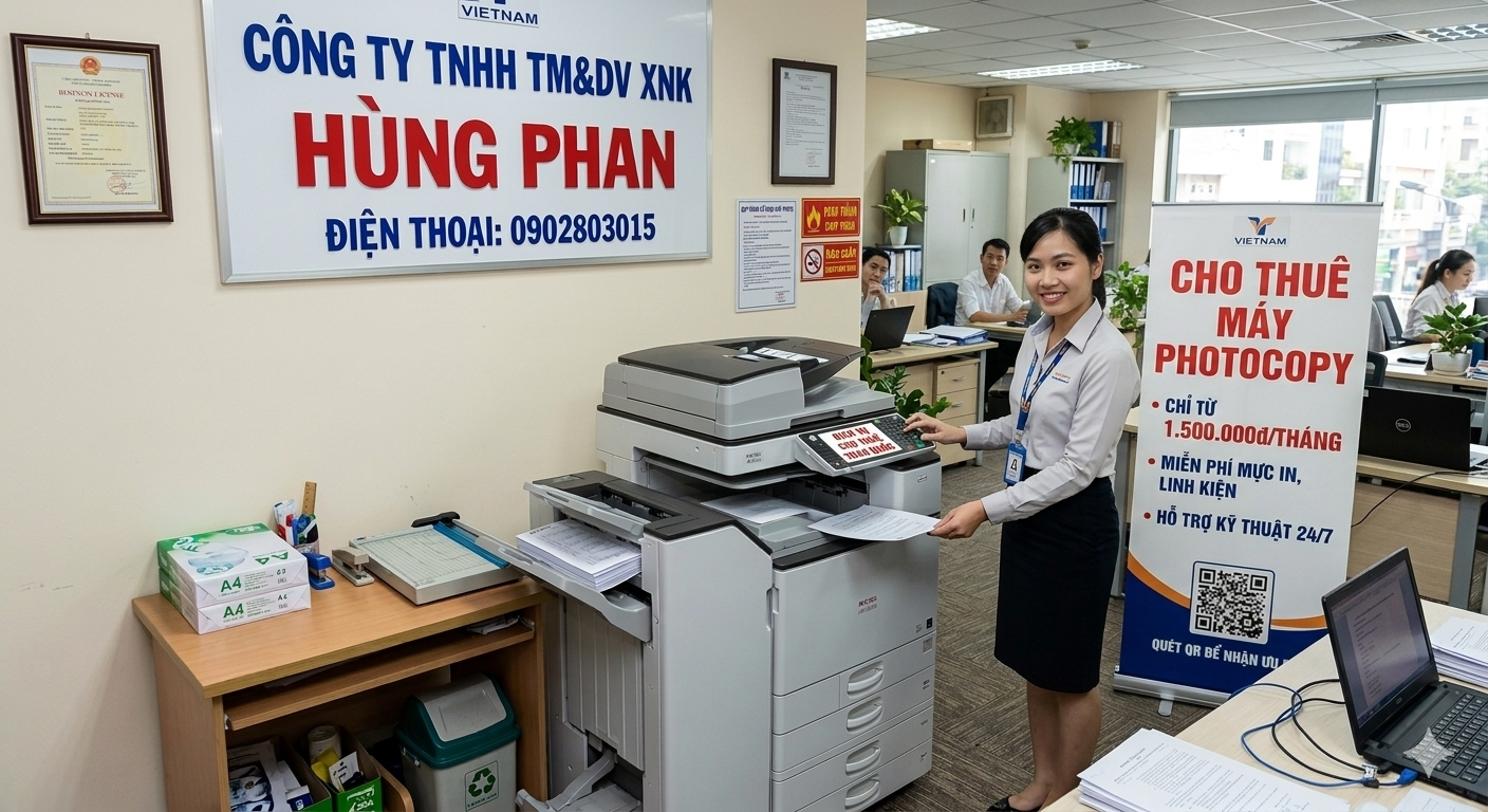 thuê máy photocopy Phường Tân Thuận