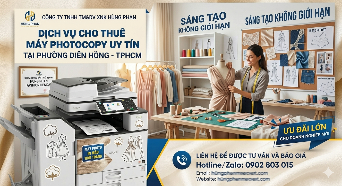 thuê máy photocopy Phường Diên Hồng