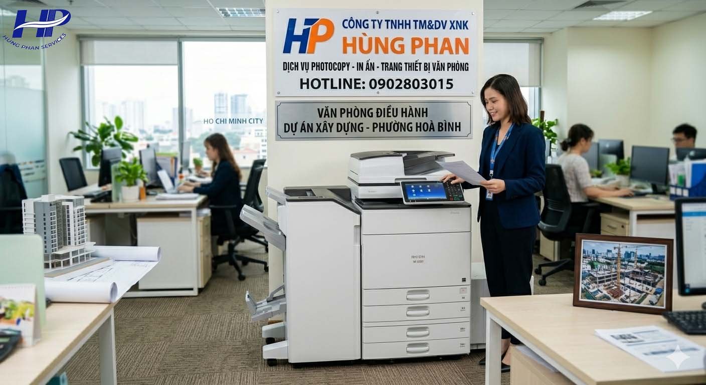 thuê máy photocopy Phường Hòa Bình