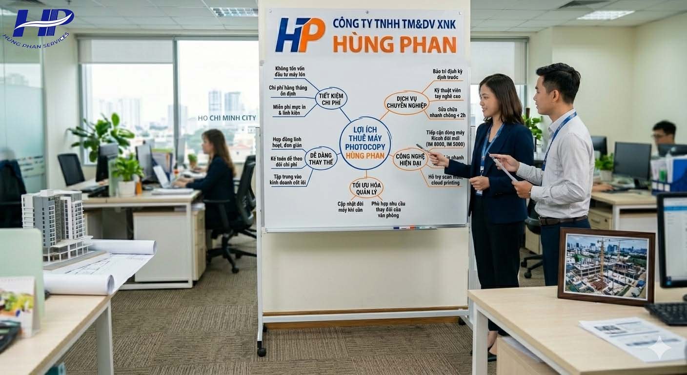 thuê máy photocopy Phường Hòa Bình