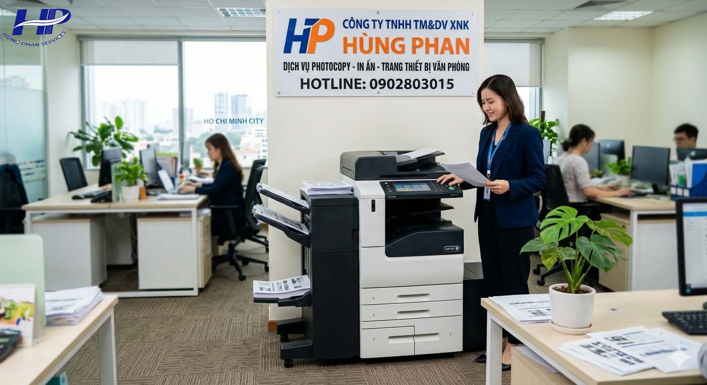 thuê máy photocopy Phường Hòa Bình