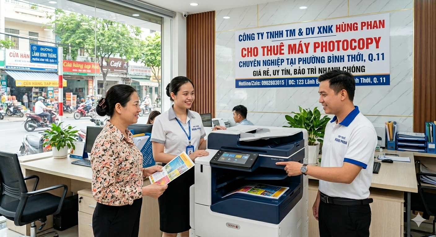 thuê máy photocopy Phường Bình Quới