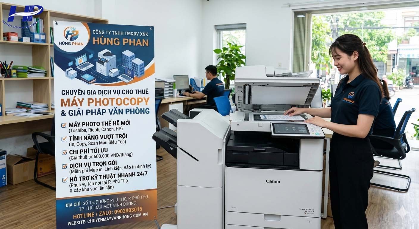 thuê máy photocopy phường Phú Thọ