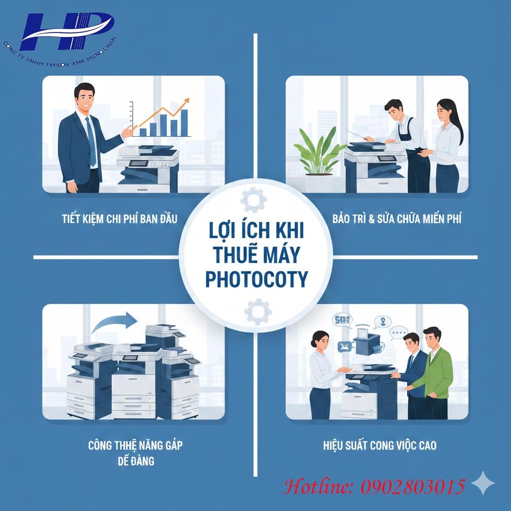 Thuê máy photocopy Phường Bình Hòa