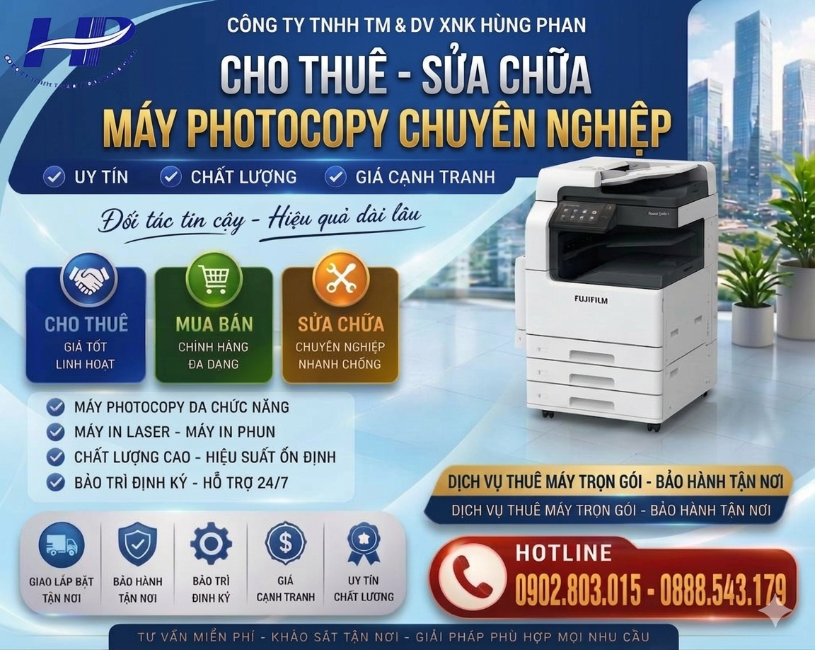 thuê máy photocopy Phường Linh Xuân