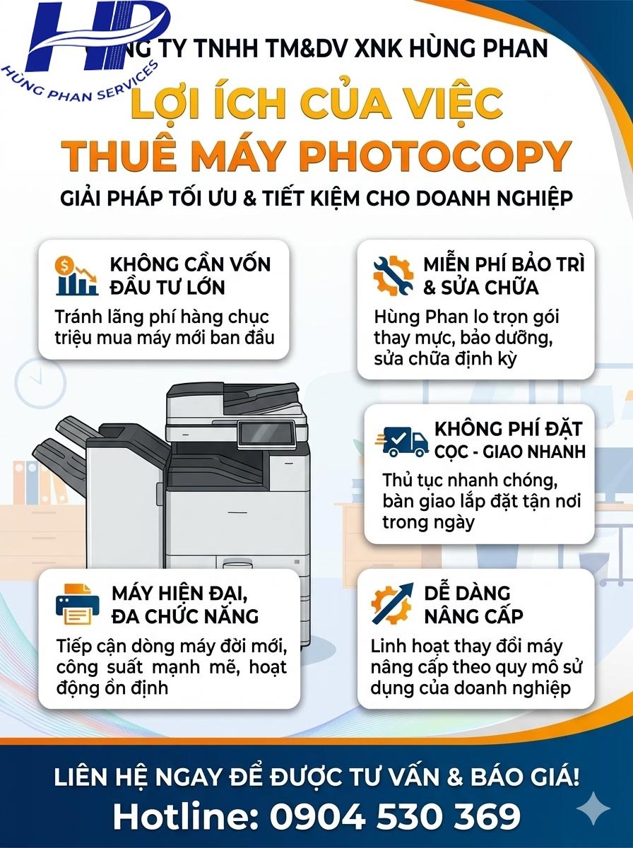 thuê máy photocopy Phường Long Nguyên