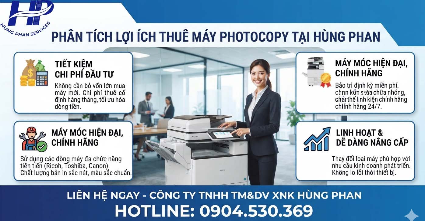 thuê máy photocopy phường Chánh Phú Hòa
