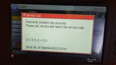 SỬA LỖI SC 552 MÁY RICOH