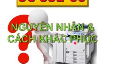 Ricoh C5502 báo lỗi SC552-00