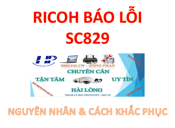 Máy photocopy Ricoh báo lỗi SC829 SC829