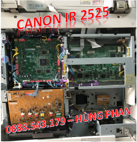 Máy Canon IR 2525 báo lỗi E000805