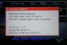 Ricoh 5002 báo lỗi SC620 - 02