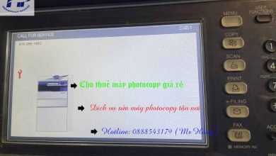 Máy photocopy Toshiba báo lỗi C4B1