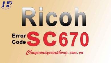 Máy photocopy Ricoh MP5002 báo lỗi sc670