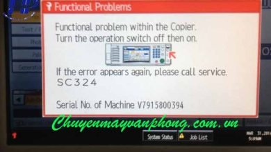 Ricoh mp 5054 báo lỗi sc324