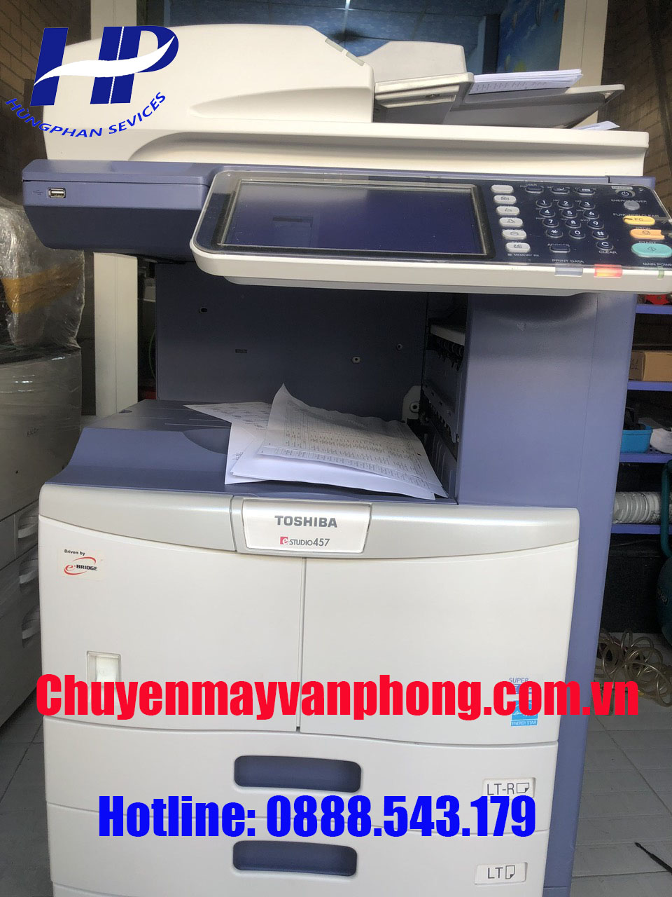 Máy photocopy Toshiba 457 báo CDF0