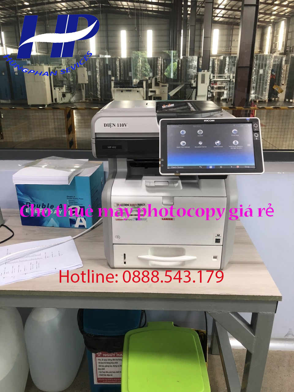 cho thuê máy photocopy KCN Đồng An