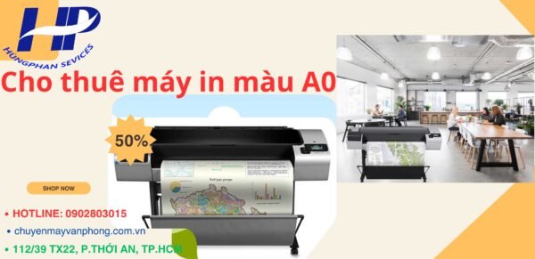 Máy in A0 màu HP Designjet T1300 - Ảnh 2