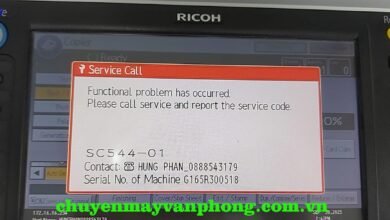 Máy photocopy Ricoh báo lỗi SC 544-01