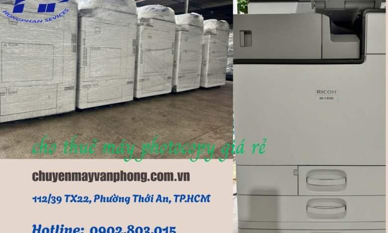 Thuê máy photocopy phường Tân Định