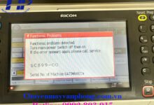 Máy photocopy Ricoh báo lỗi sc899-00