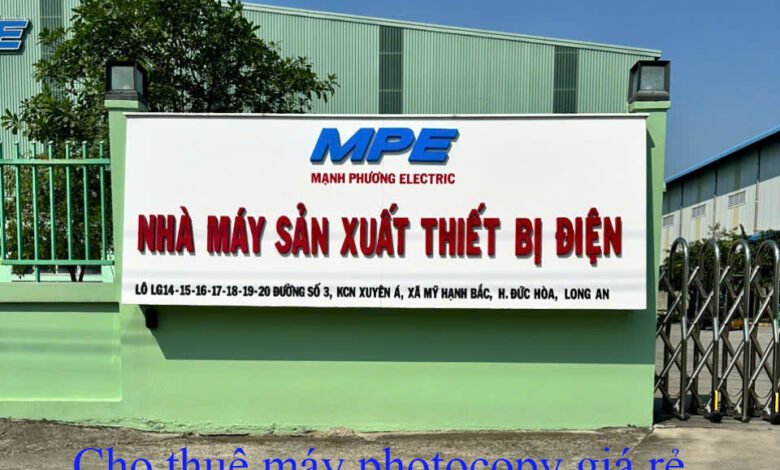 thuê máy photocopy phường Long Bình