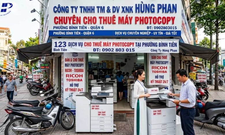 thuê máy photocopy phường Bình tiên