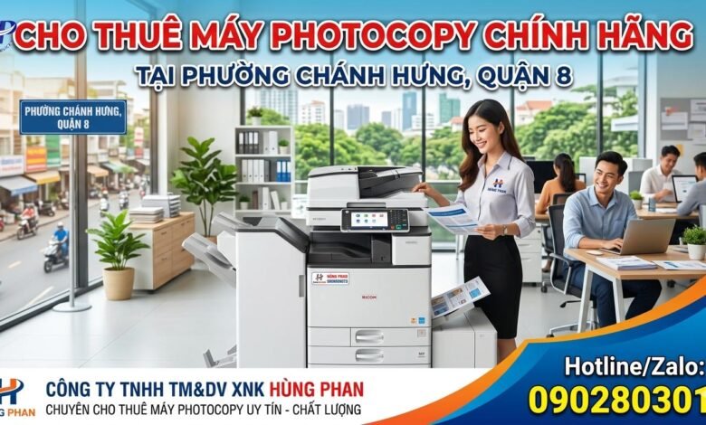 thuê máy photocopy Phường Chánh Hưng