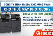 thuê máy photocopy phường Bình Tây