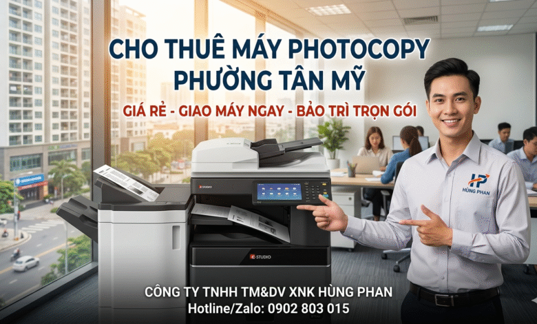 thuê máy photocopy phường Tân Mỹ
