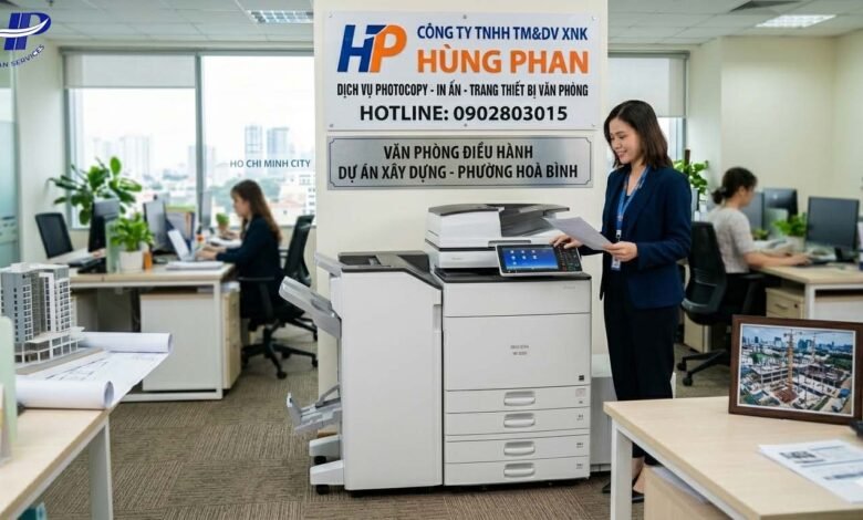 thuê máy photocopy Phường Hòa Bình